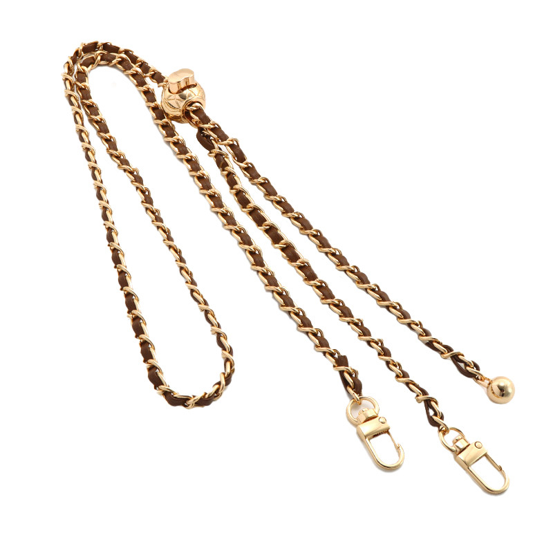 Telefono raištis G-14 rudas-auksinis