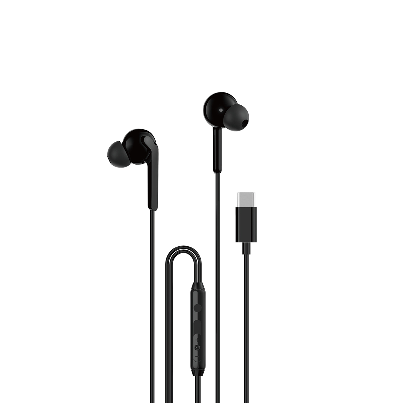 Dudao X3C+ Wiraudonas USB-C In-Ear Ausinės 1.2m - Juodas