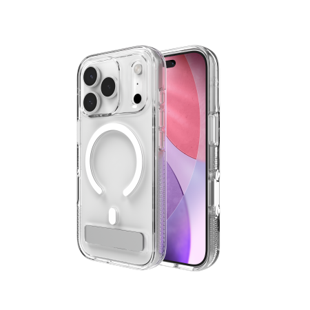 ZAGG Crystal Palace Snap KS Magnetinis dėklas telefonui iPhone 17 Pro – skaidrus