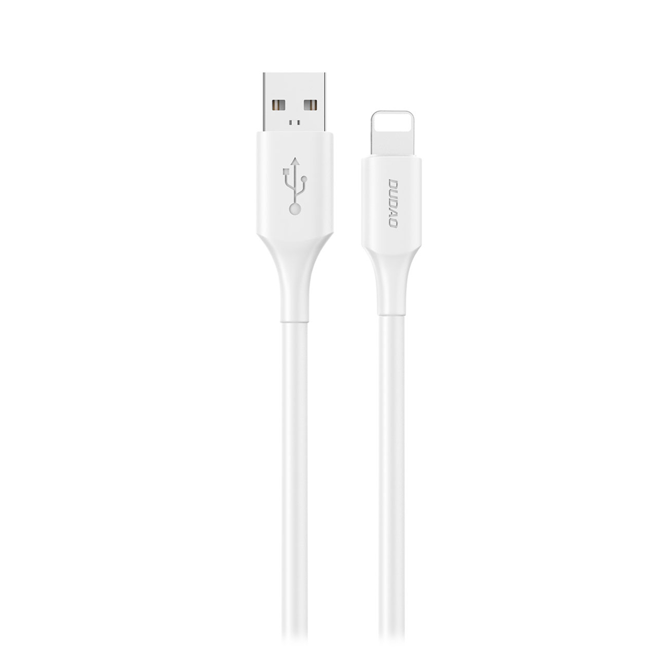 "Dudao L2sL" USB-A - "Lightning 6A" kabelis 1,2 m - baltas