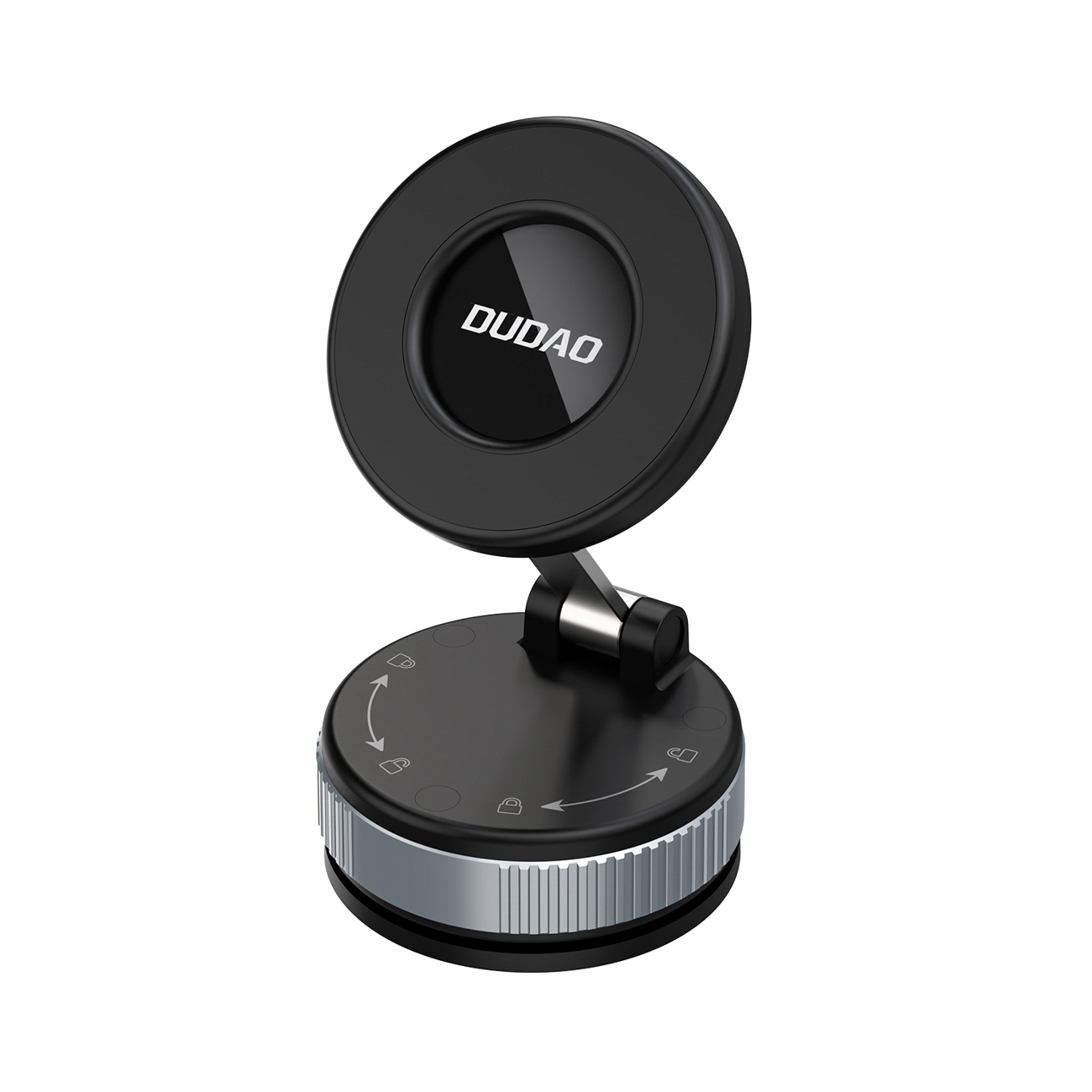 Dudao F24PRO MagSafe Compatible Car Holder with Suction Cup Windshield or Dashboard - Juodas