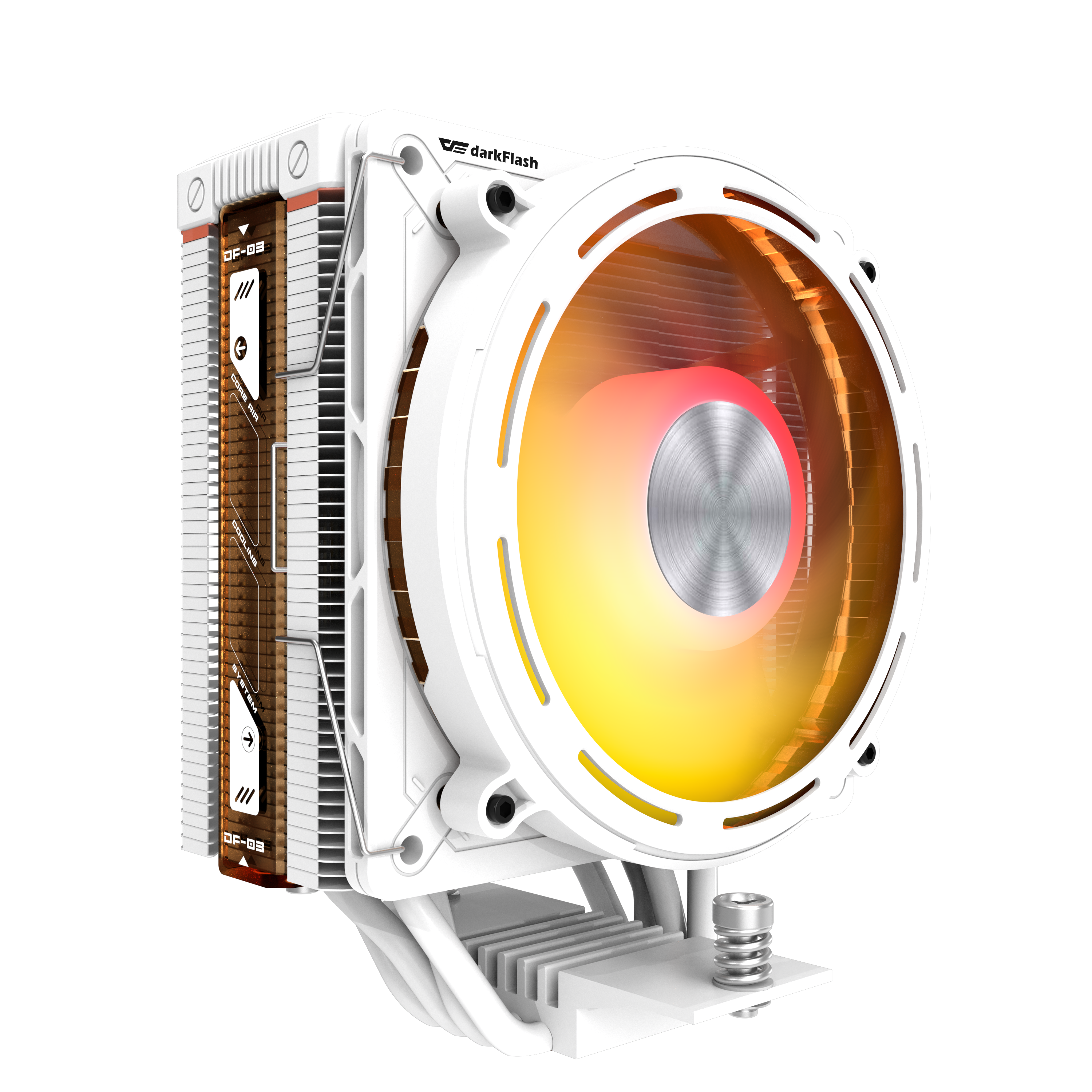 Active cooling the processor Darkflash E400 (baltas)