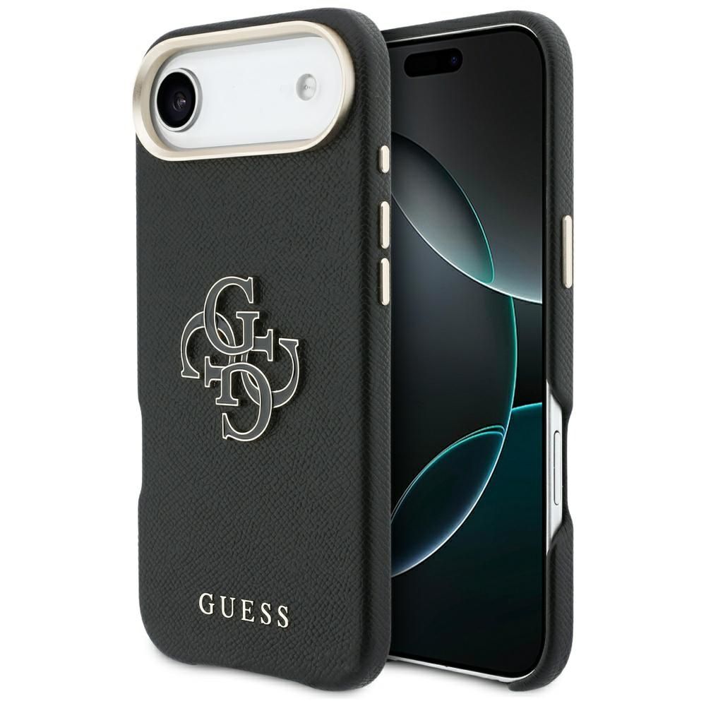 GUESS case for IPHONE 17 Air GUHCP17M5PS4RGGK (PU FW Resin Logo) black