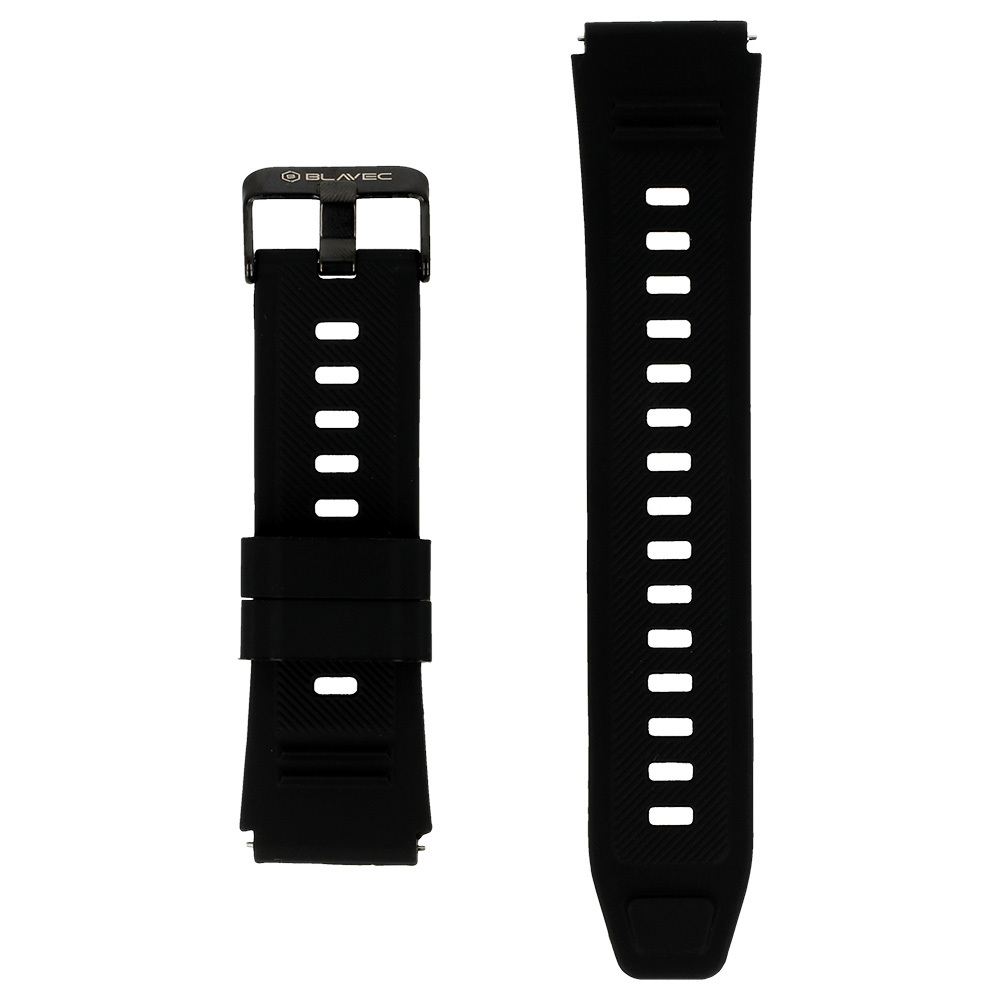 Blavec Universal watch band for M-07 Raptor 22mm silicone black