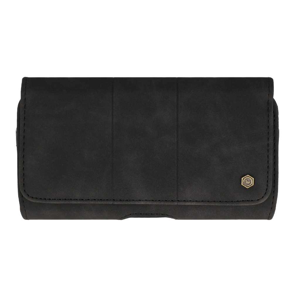 "Wonder MAX" diržo dėklas (XXL dydžio), skirtas "Samsung S25 Ultra/A16 5G/Xiaomi Redmi A5/14C", juodas (172x83 mm)