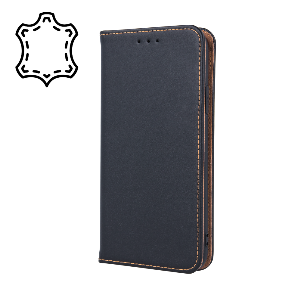 Genuine Leather Išmanusis Pro for iPhone 17 Air 6,6" juodas