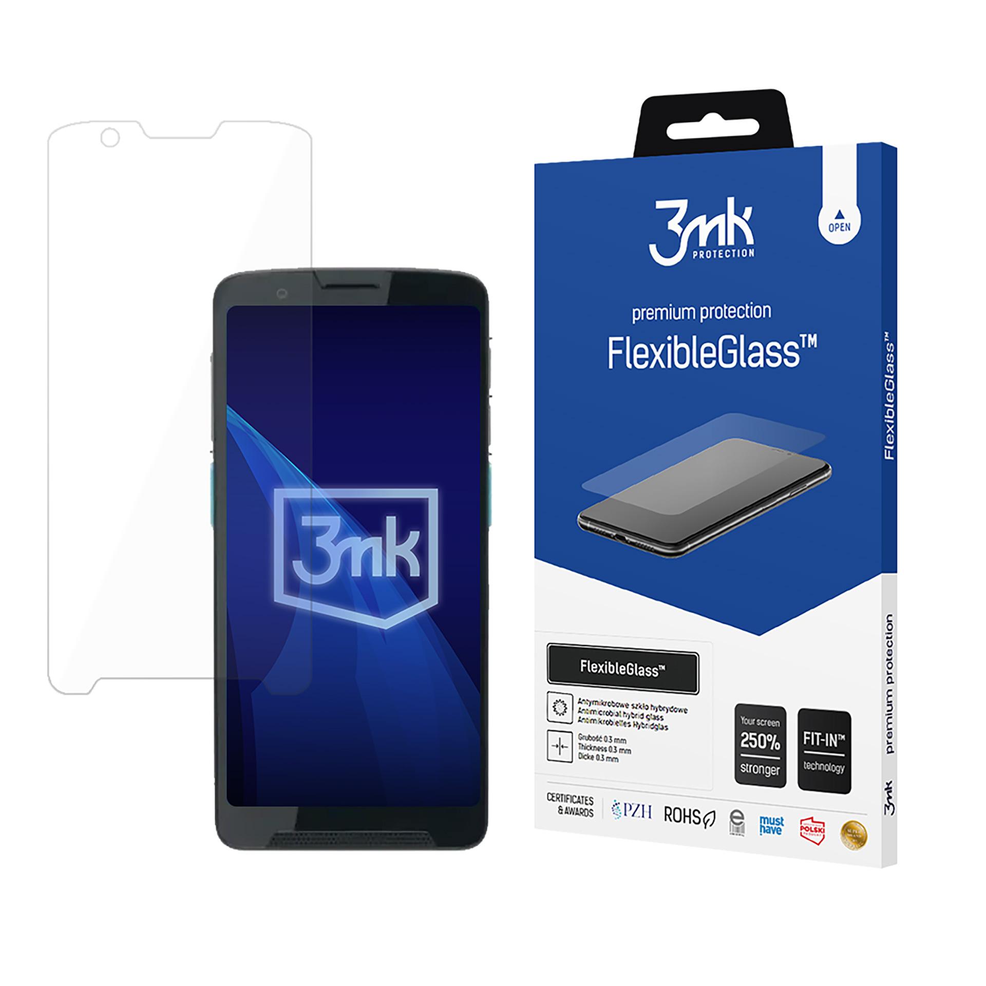3mk FlexibleGlass hibridinis stiklas on Unitech EA660