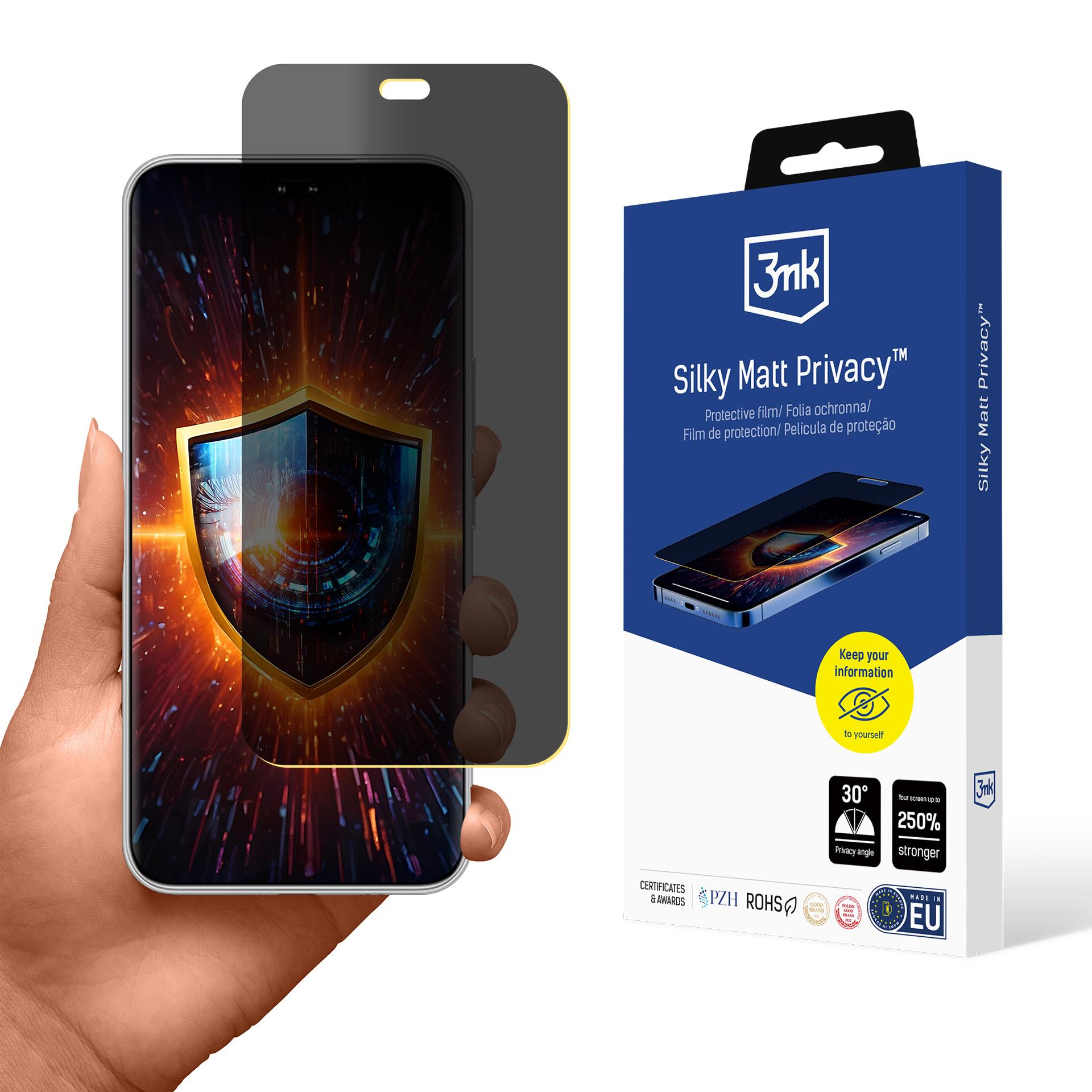 "3mk Silky Matt" privatumo plėvelė "Honor 400 PRO