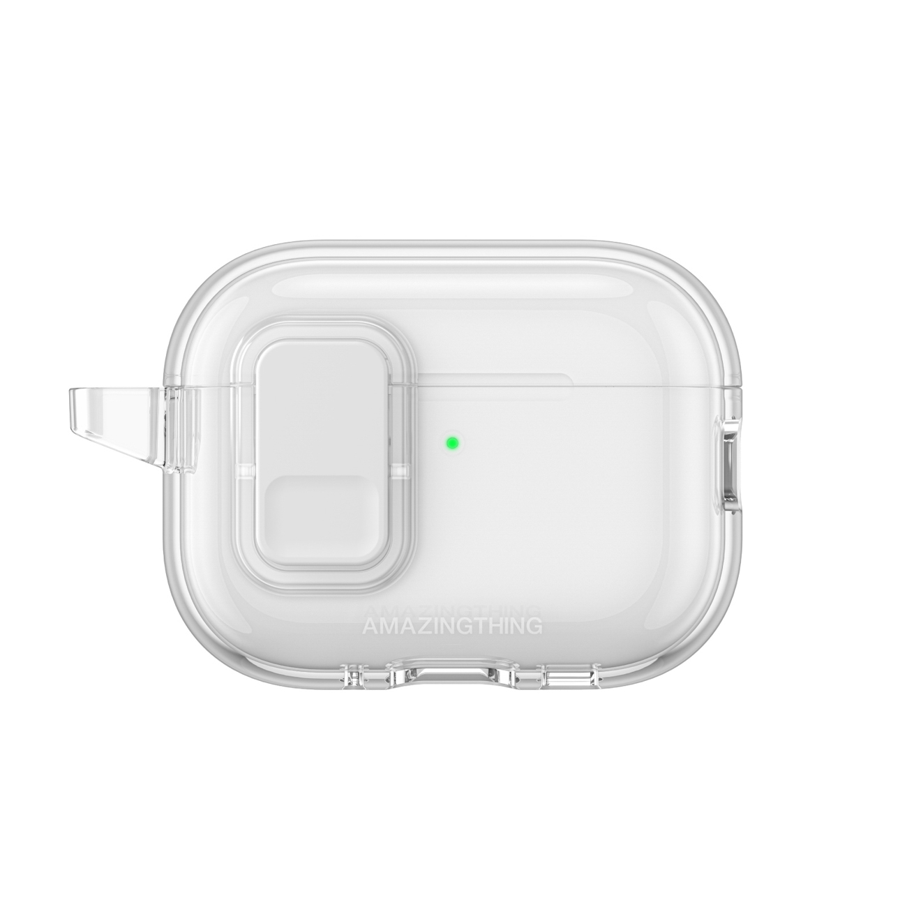 "AmazingThing" "AirPods Pro 3" minimalus dėklas Skaidrus