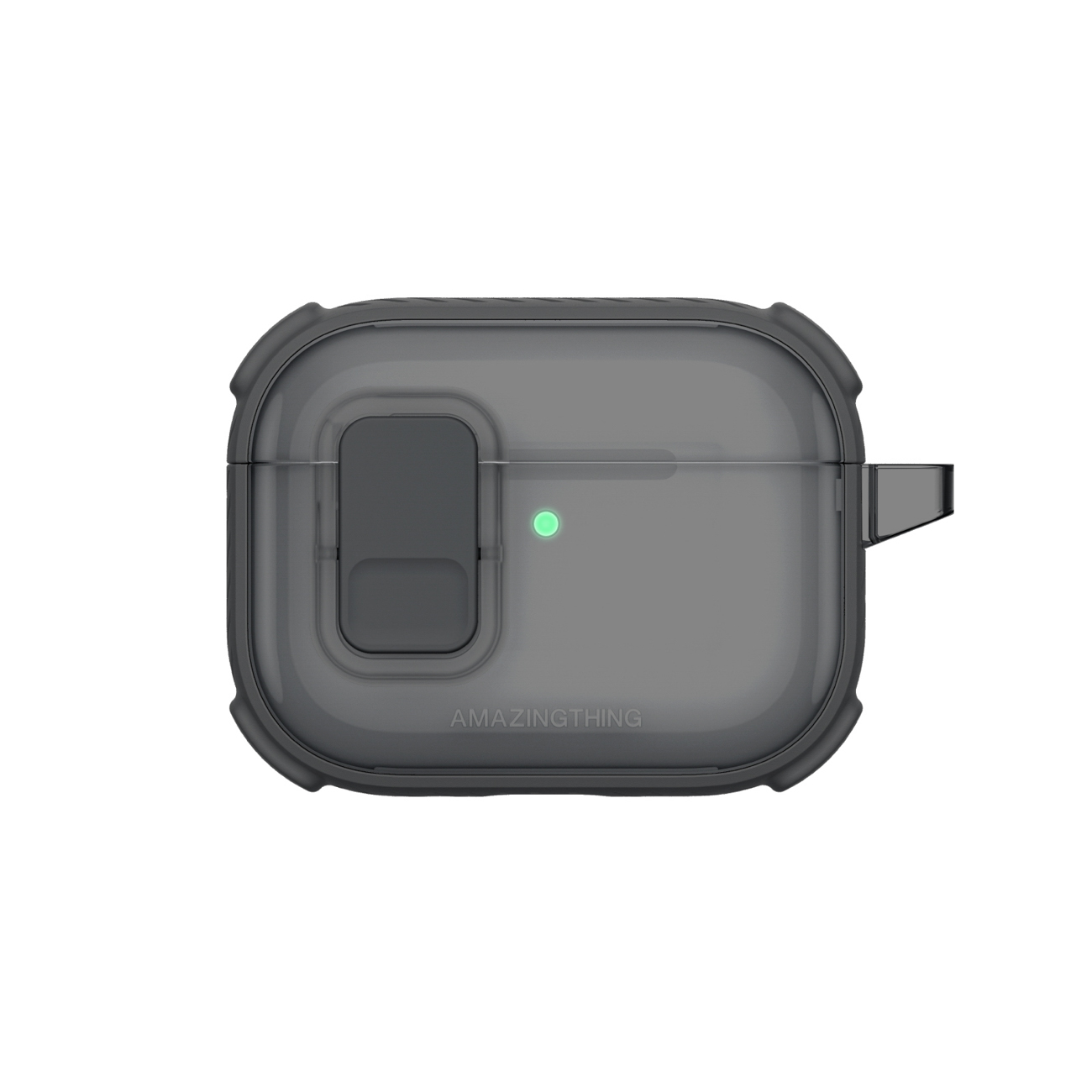 "AmazingThing Titan Pro Mag Case Clear for AirPods Pro 3" - Juodas