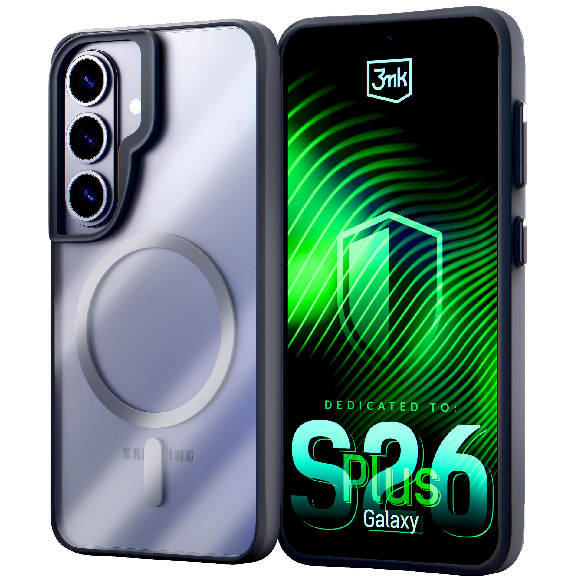 3mk Satin Armor MagCase for Samsung Galaxy S26+ - juodas