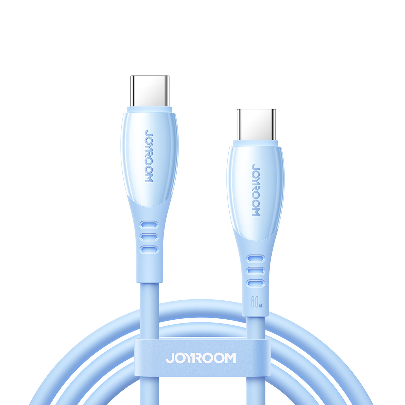 Joyroom S-A59 Vibrant Series 60W USB-C - USB-C laidas 1.2m - mėlynas