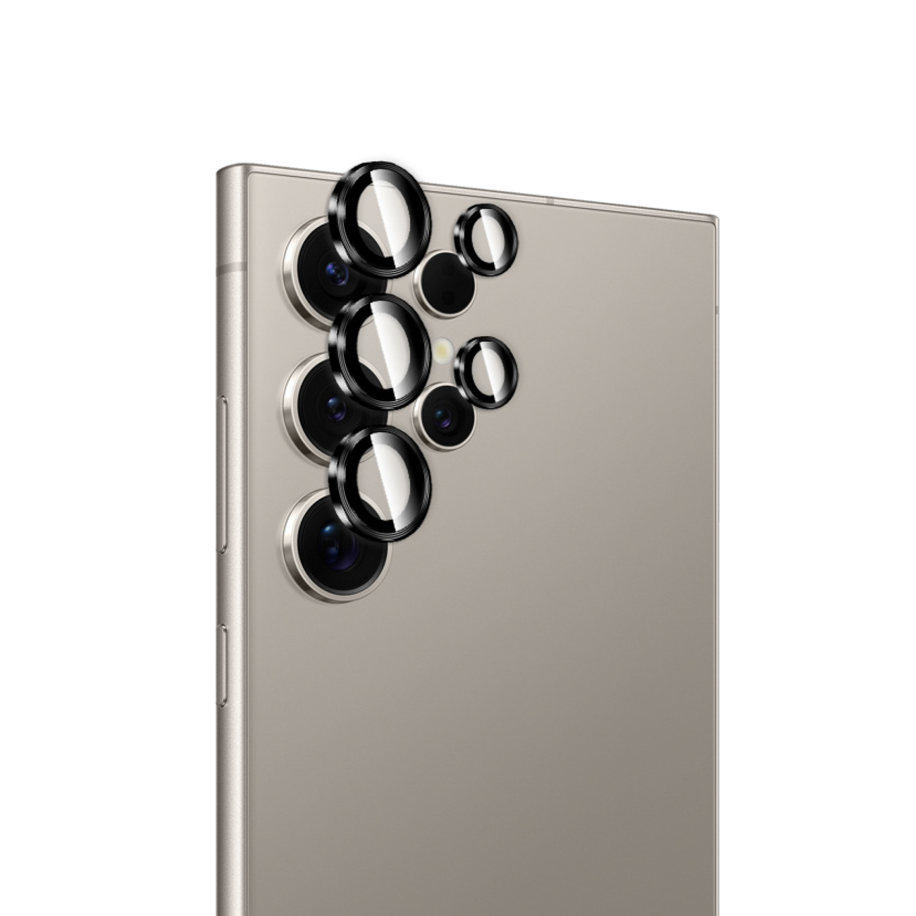 Puro Individual grūdintas stiklas for the rear camera for Samsung Galaxy S26 Ultra - with juodas frames