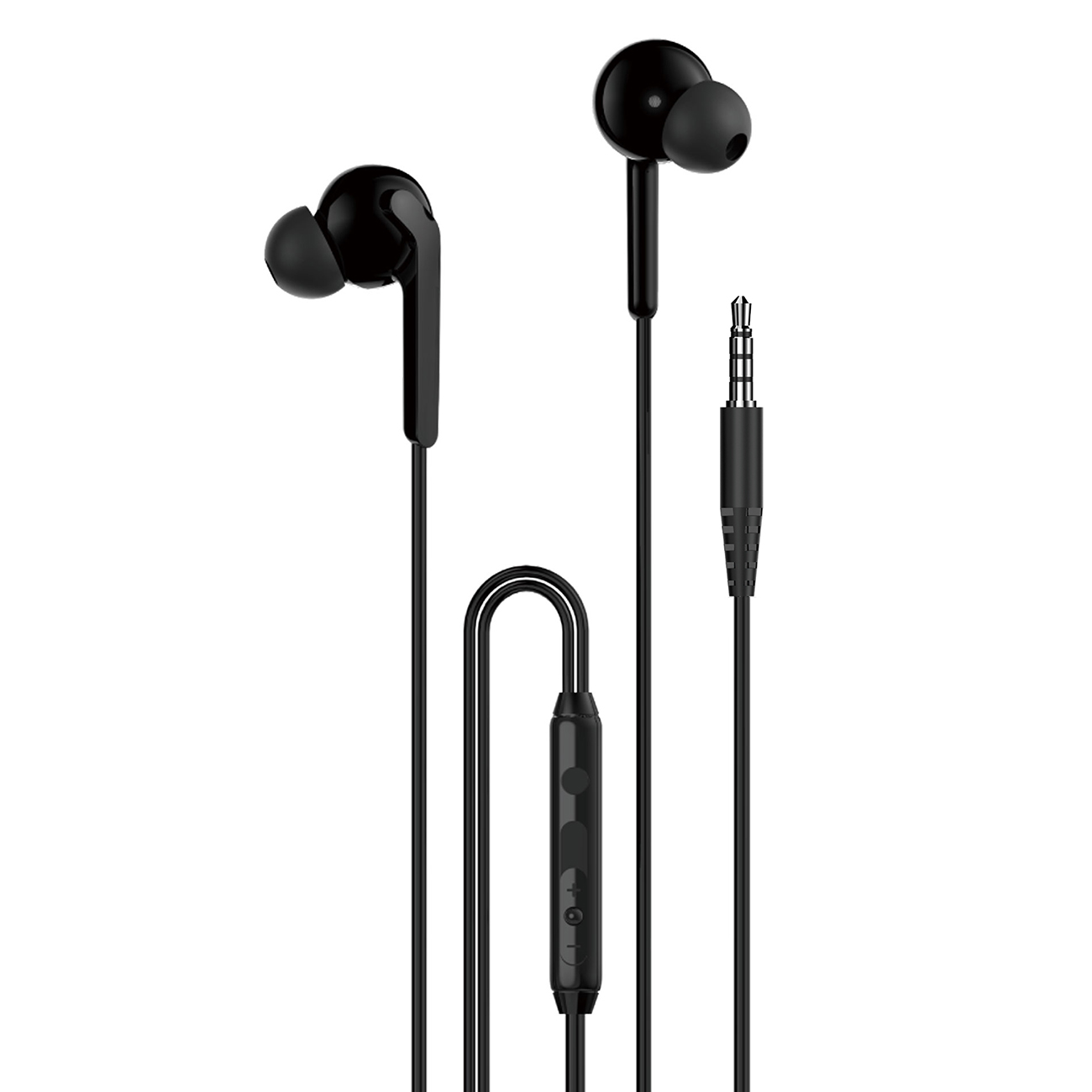 Dudao X3+ in-ear ausinės, wired, 3.5mm minijack - juodas