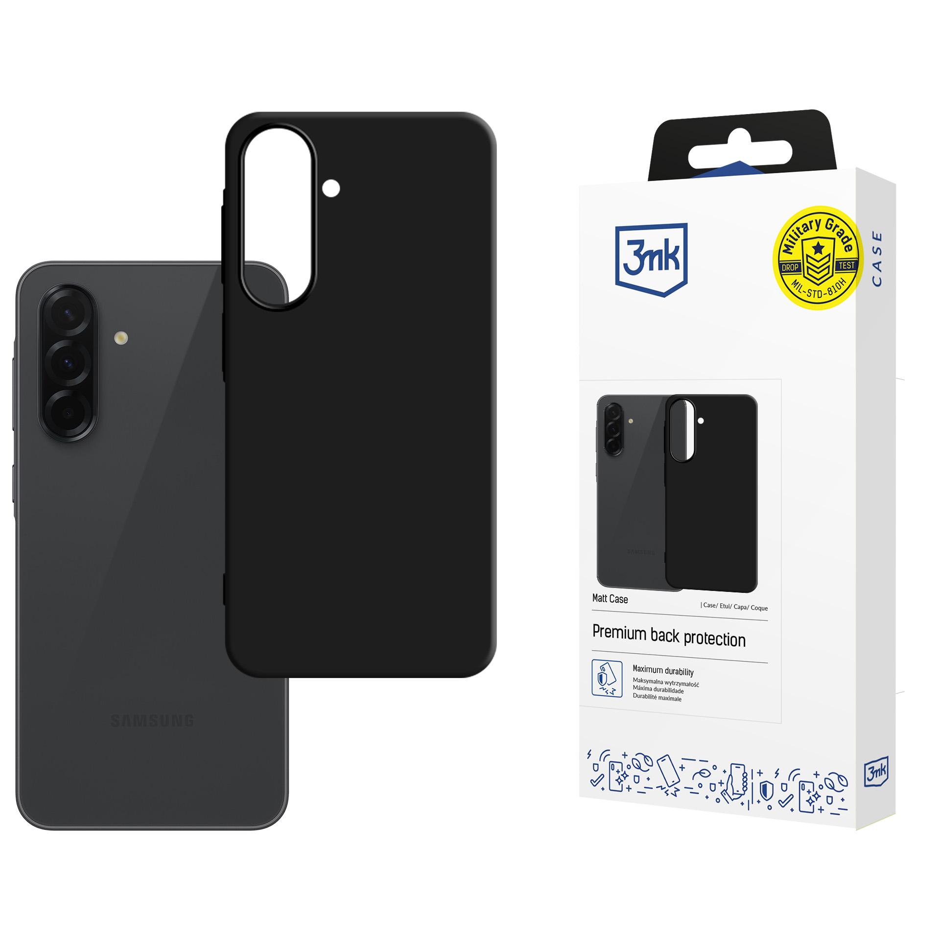 Dėklas 3mk Matt Case Samsung A576 A57 5G juodas