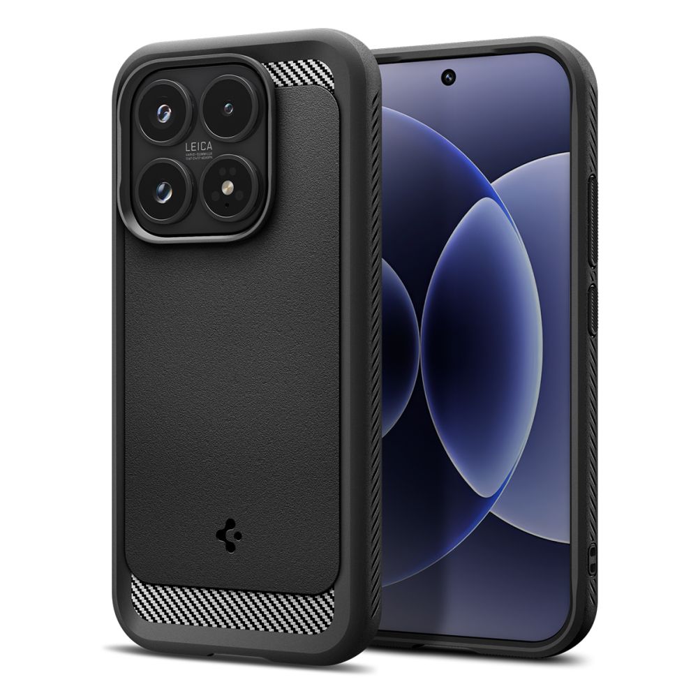 "Spigen Rugged Armor" dėklas "Xiaomi 17" - juodas