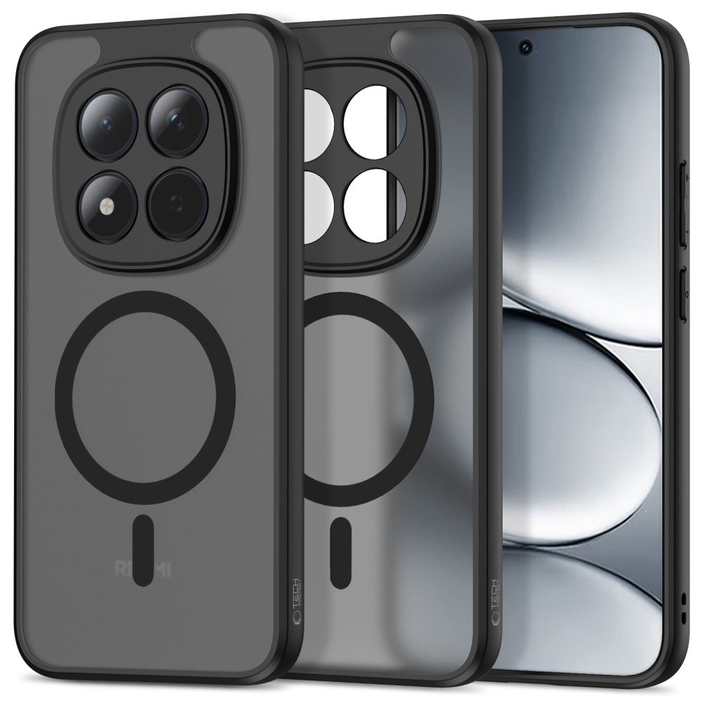 "Tech-Protect MagMat MagSafe" dėklas "Xiaomi Redmi Note 15 Pro 5G" - juodas