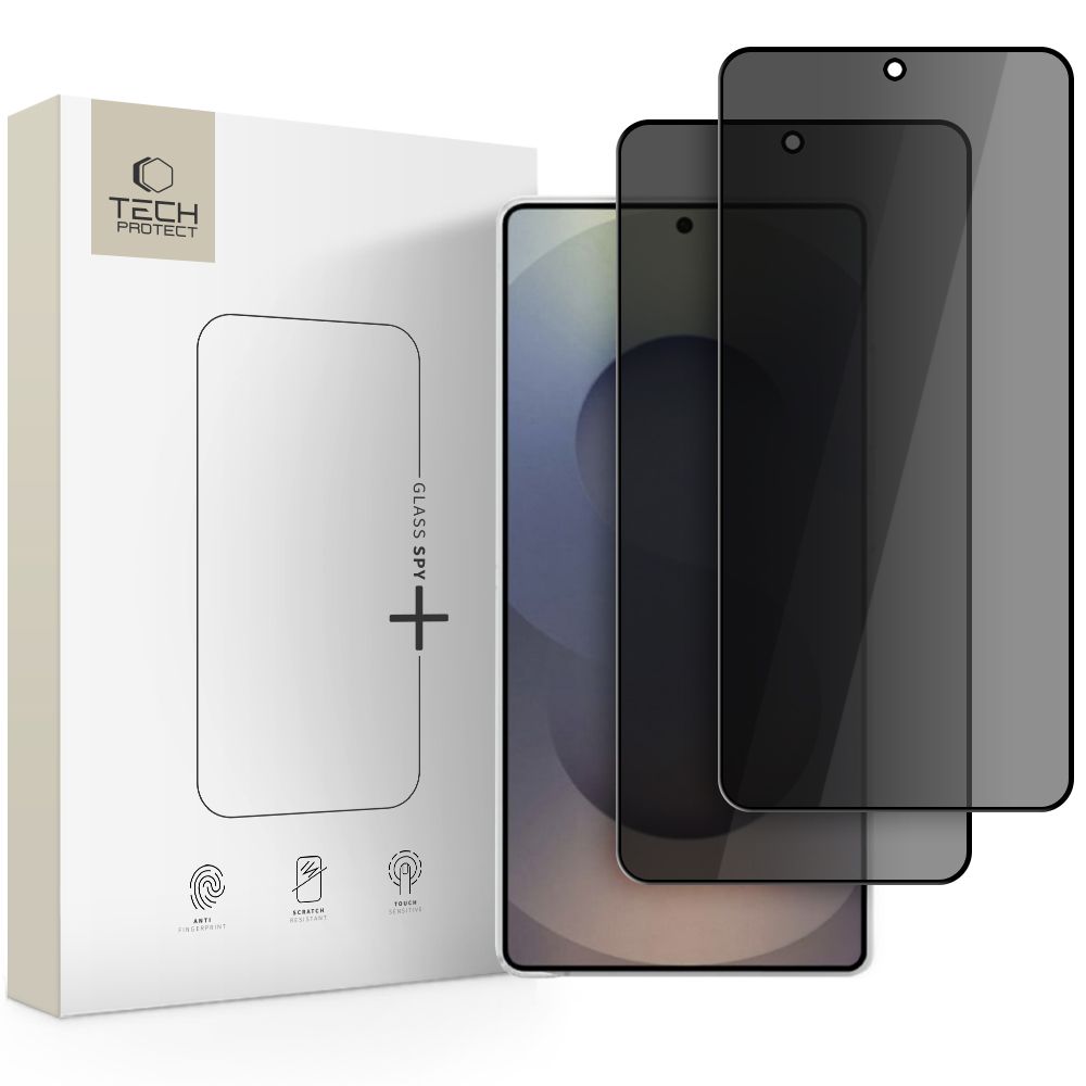 "Tech-Protect Glass SPY+" 2 pakuotės privatumo grūdintas stiklas, skirtas "Samsung Galaxy S26 Ultra