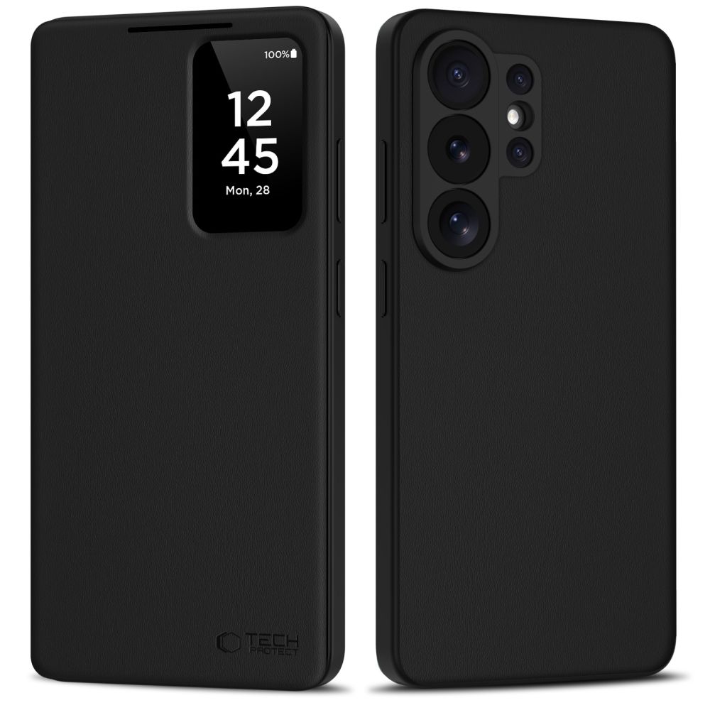 Tech-Protect Išmanusis Piniginė Dėklas for Samsung Galaxy S26 Ultra - juodas