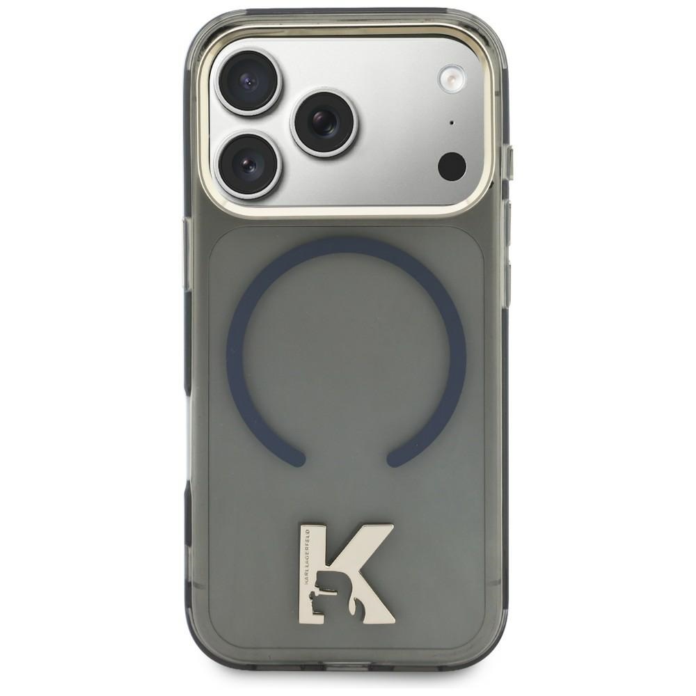 Karl Lagerfeld IML K Head Logo MagSafe Dėklas for iPhone 17 - juodas