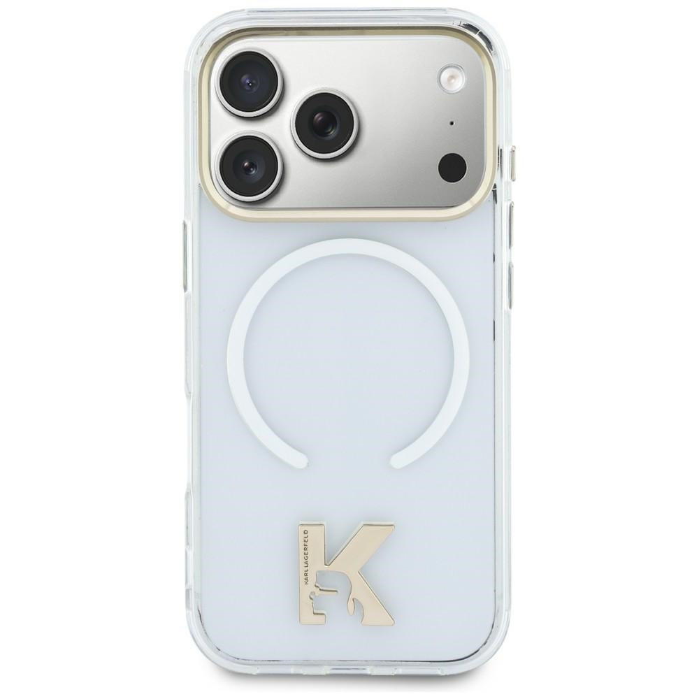 Karl Lagerfeld IML K Head Logo MagSafe Case for iPhone Air - Clear