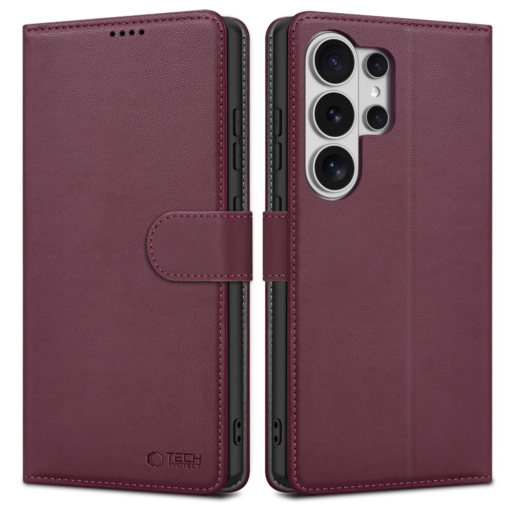 Tech-Protect Piniginė Dėklas for Samsung Galaxy S26 Ultra - bordo