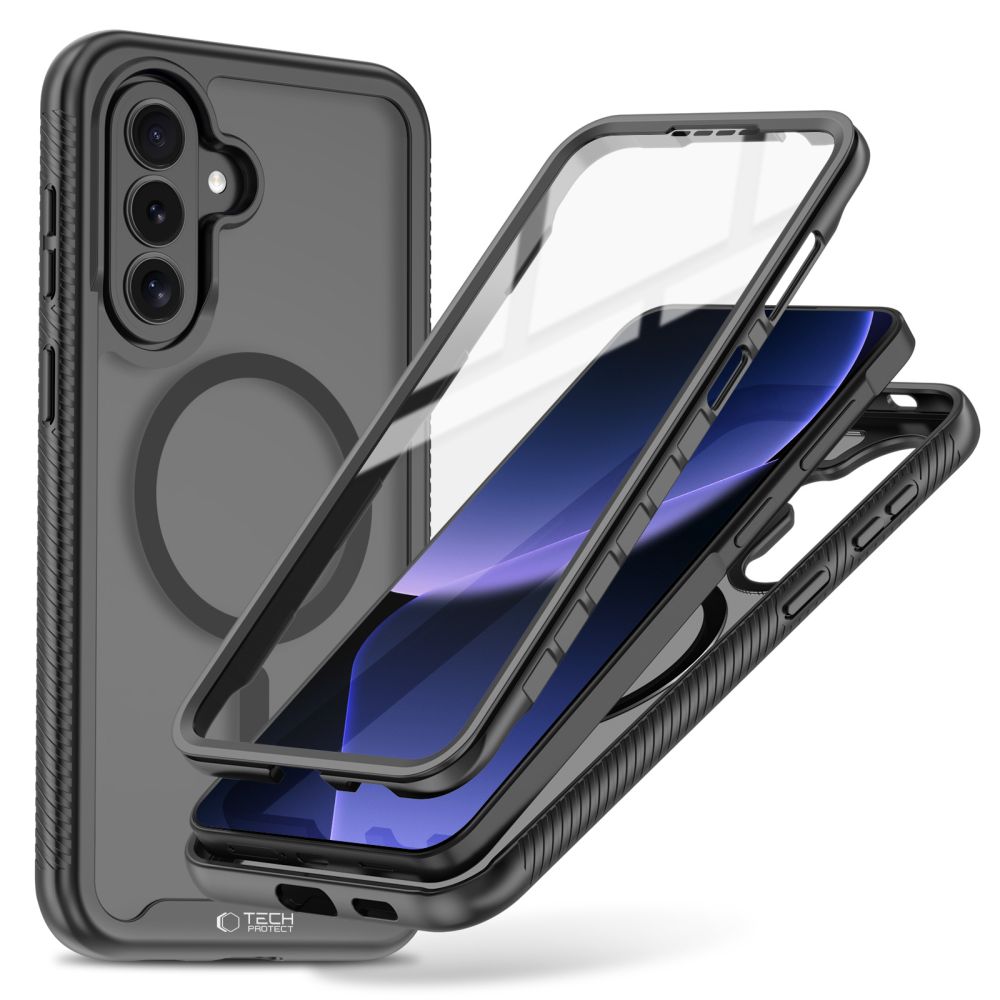 Tech-Protect Defense MagSafe Dėklas for Samsung Galaxy A57 5G - juodas
