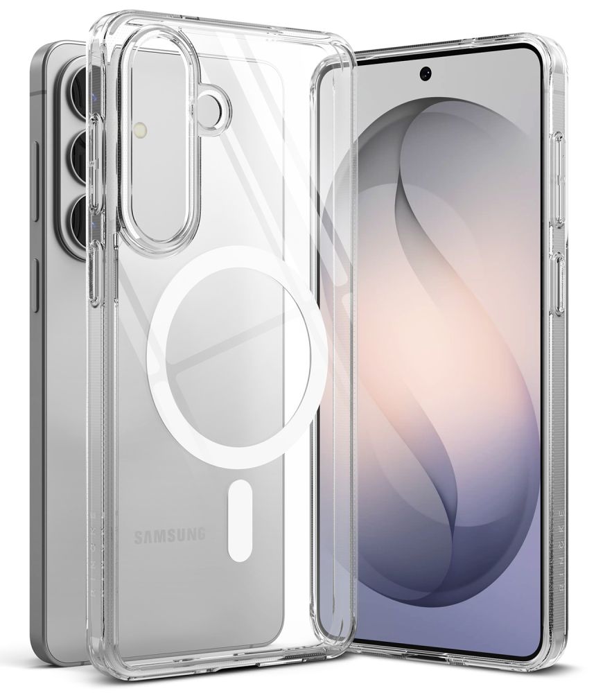 Ringke Fusion Magnetic MagSafe Dėklas for Samsung Galaxy S26+ - skaidrus