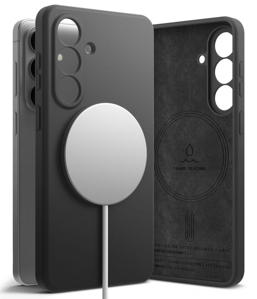 Ringke Silicone MagSafe Case for Samsung Galaxy S26 - Black