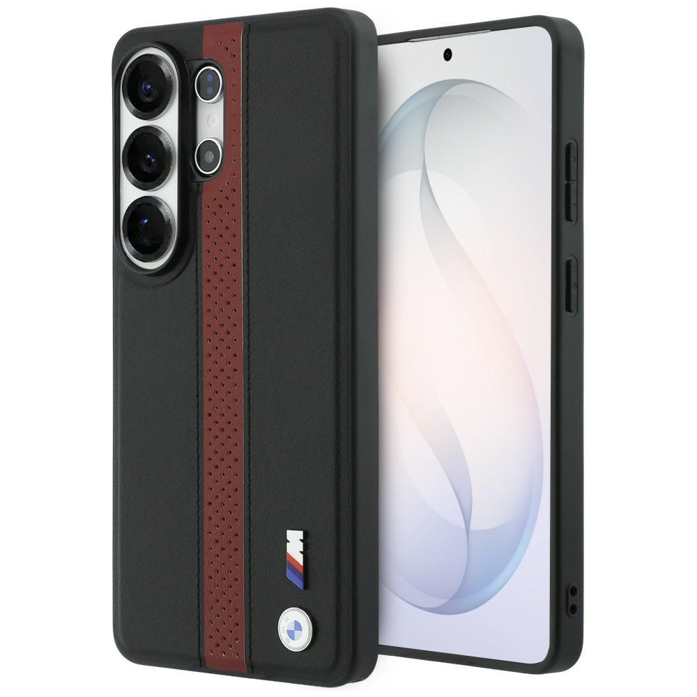 BMW Perforated Stripe Logo MagSafe Dėklas for Samsung Galaxy S26 Ultra - raudonas