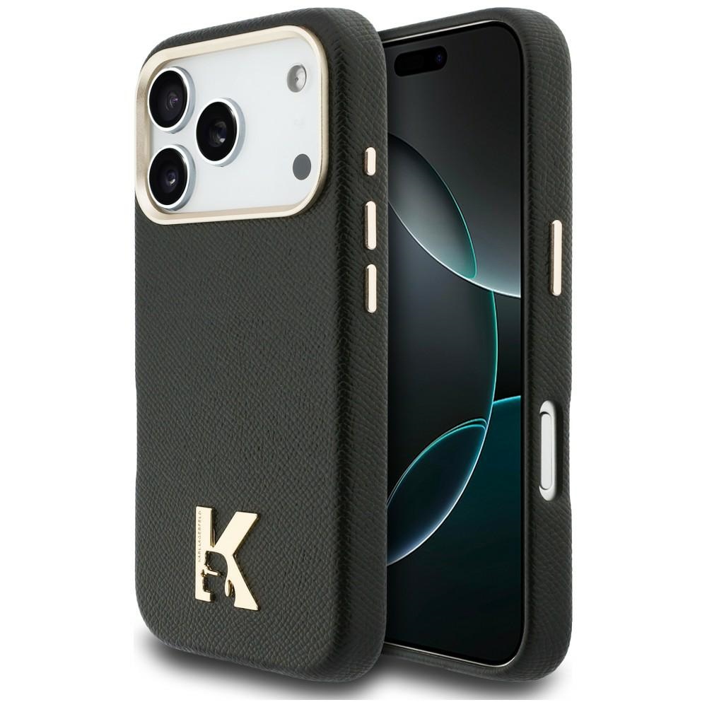 Karl Lagerfeld Karl Head Logo MagSafe Dėklas for iPhone 17 Pro - juodas