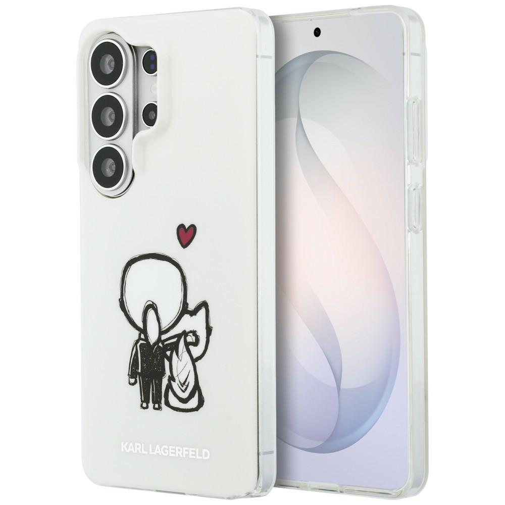 Karl Lagerfeld IML Karl&Choupette MagSafe Dėklas for Samsung Galaxy S26 Ultra - skaidrus