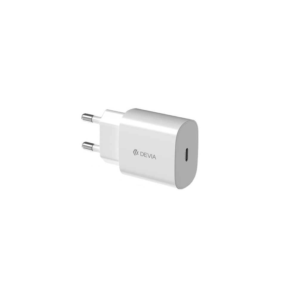 "Devia" sieninis įkroviklis Smart PD 25W 1x USB-C baltas