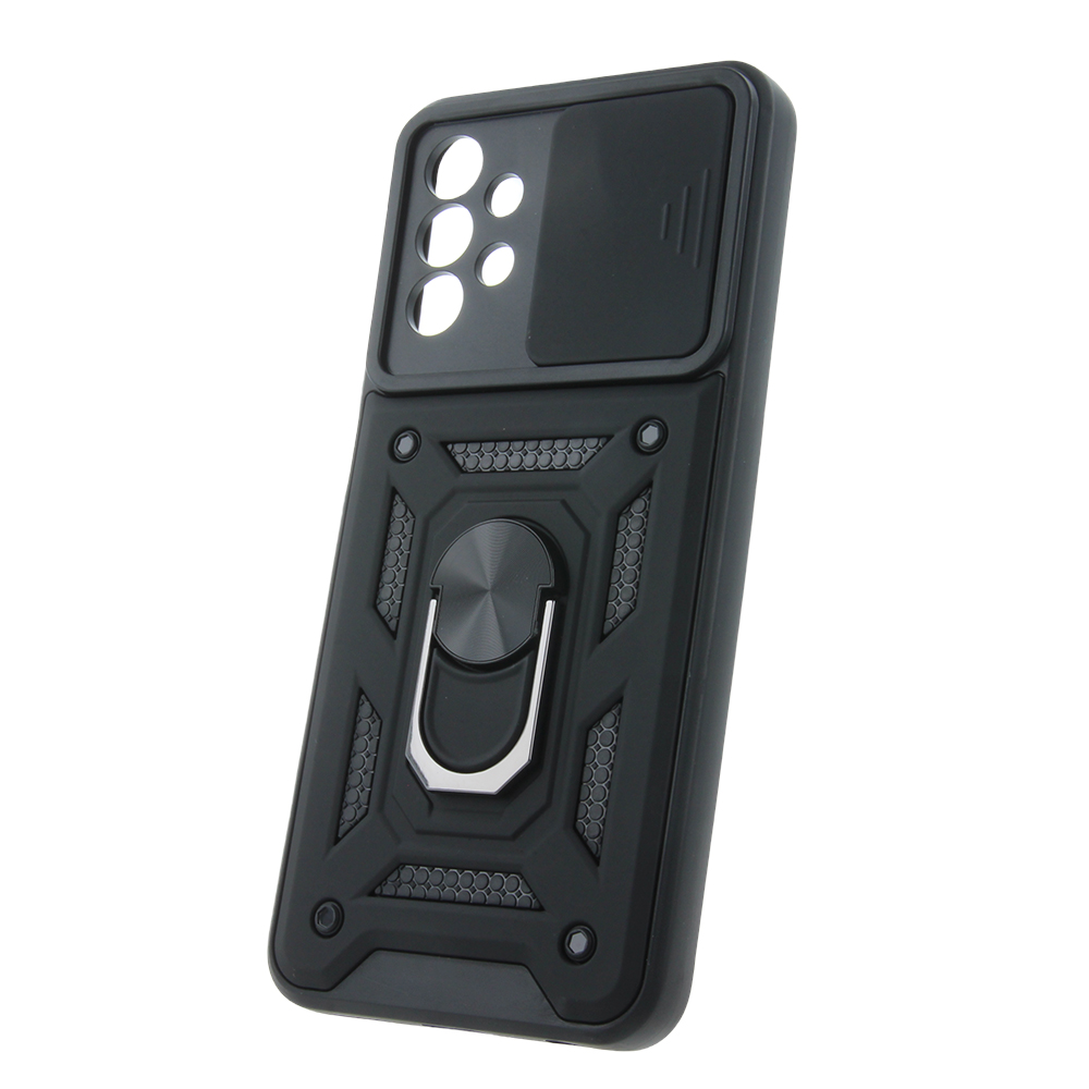 Defender Slide dėklas telefonui Samsung Galaxy A13 4G juodas