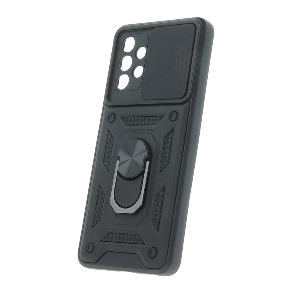 Defender Slide dėklas telefonui Samsung Galaxy A32 4G juodas