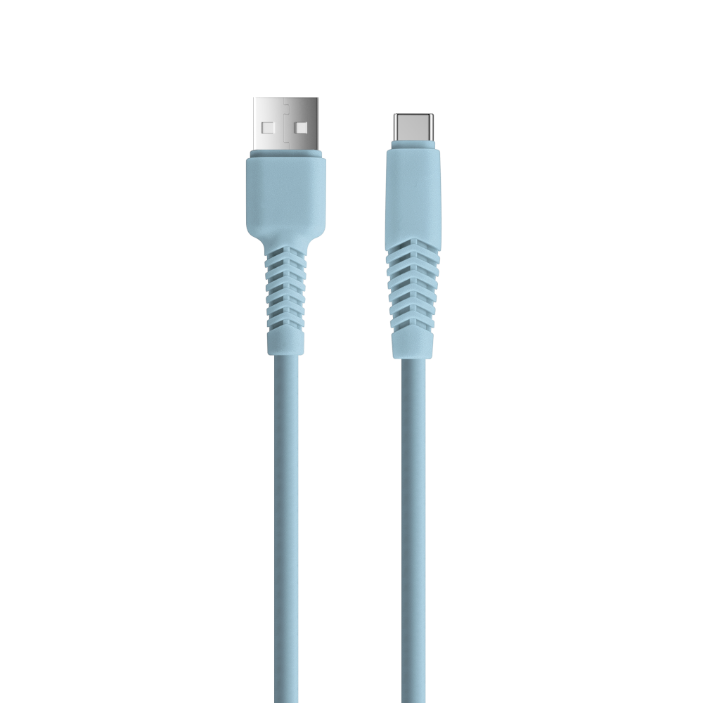 Setty kabelis USB - USB-C 1,5 m 2,1A KSA-C-1.523 mėlynas