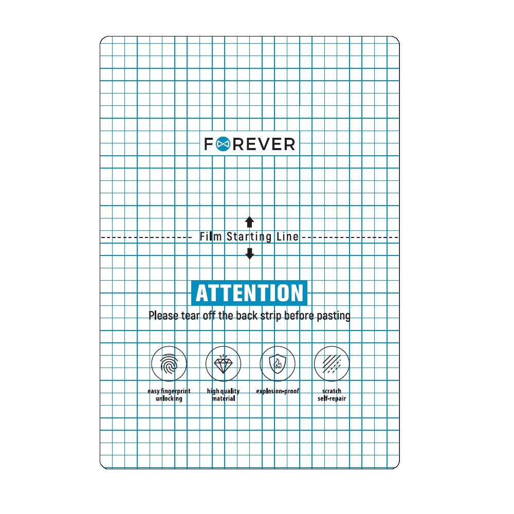 "Forever" rinkinys plėvelės nuo sutrūkinėjimo tabletėms pjaustymo mašinai 20 vnt. 22,5 x 32,5 cm