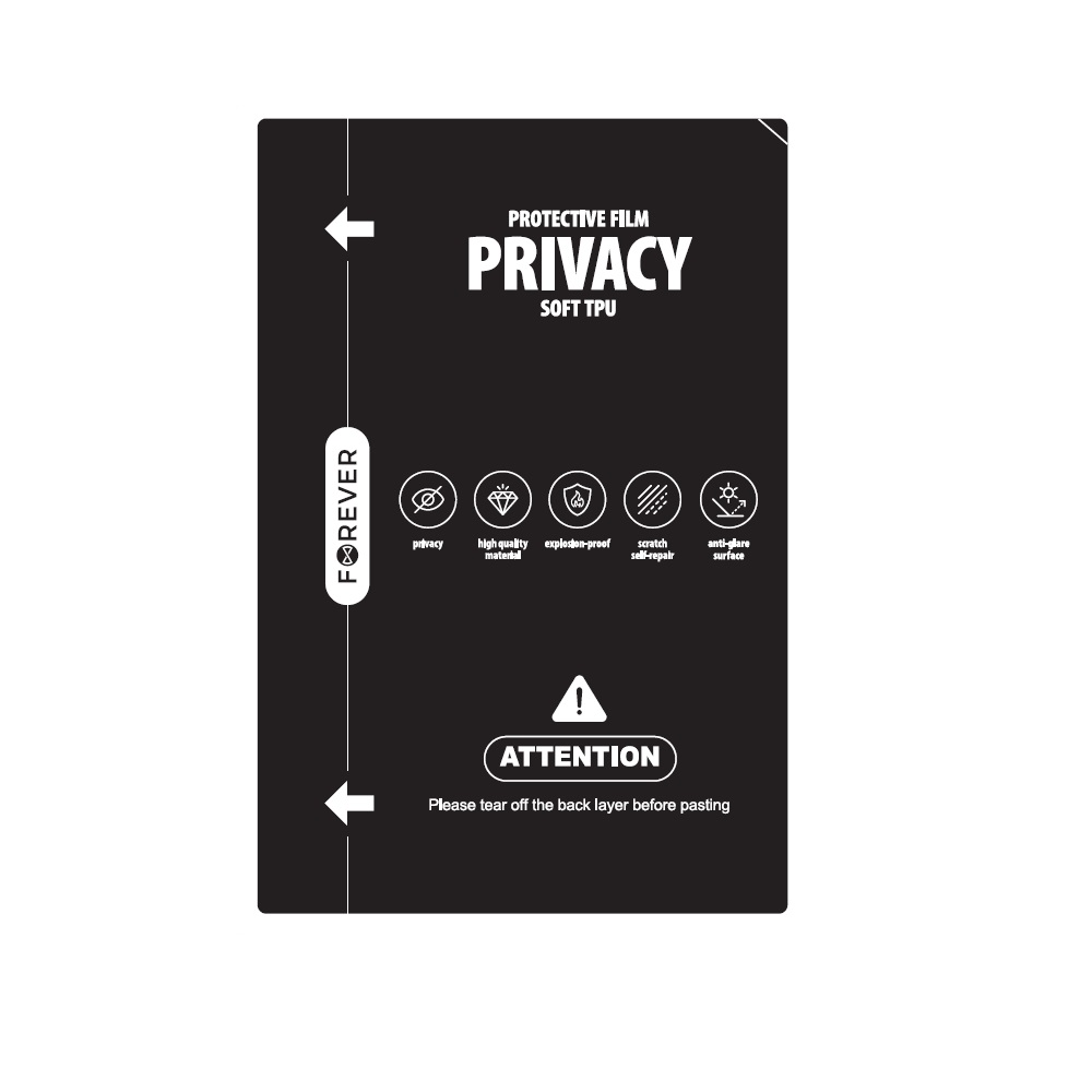 "Forever" rinkinys plėvelės su apsauga nuo susidūrimo privatumo pjovimo mašinoms 20vnt.