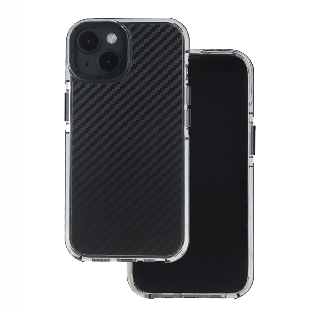 Acrylic Carbon case for iPhone 16e / 17e black