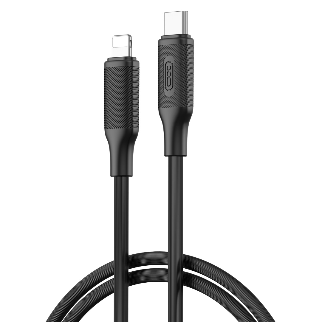 XO kabelis NB-Q265A PD USB-C - "Lightning" 1,0 m 27 W juodas