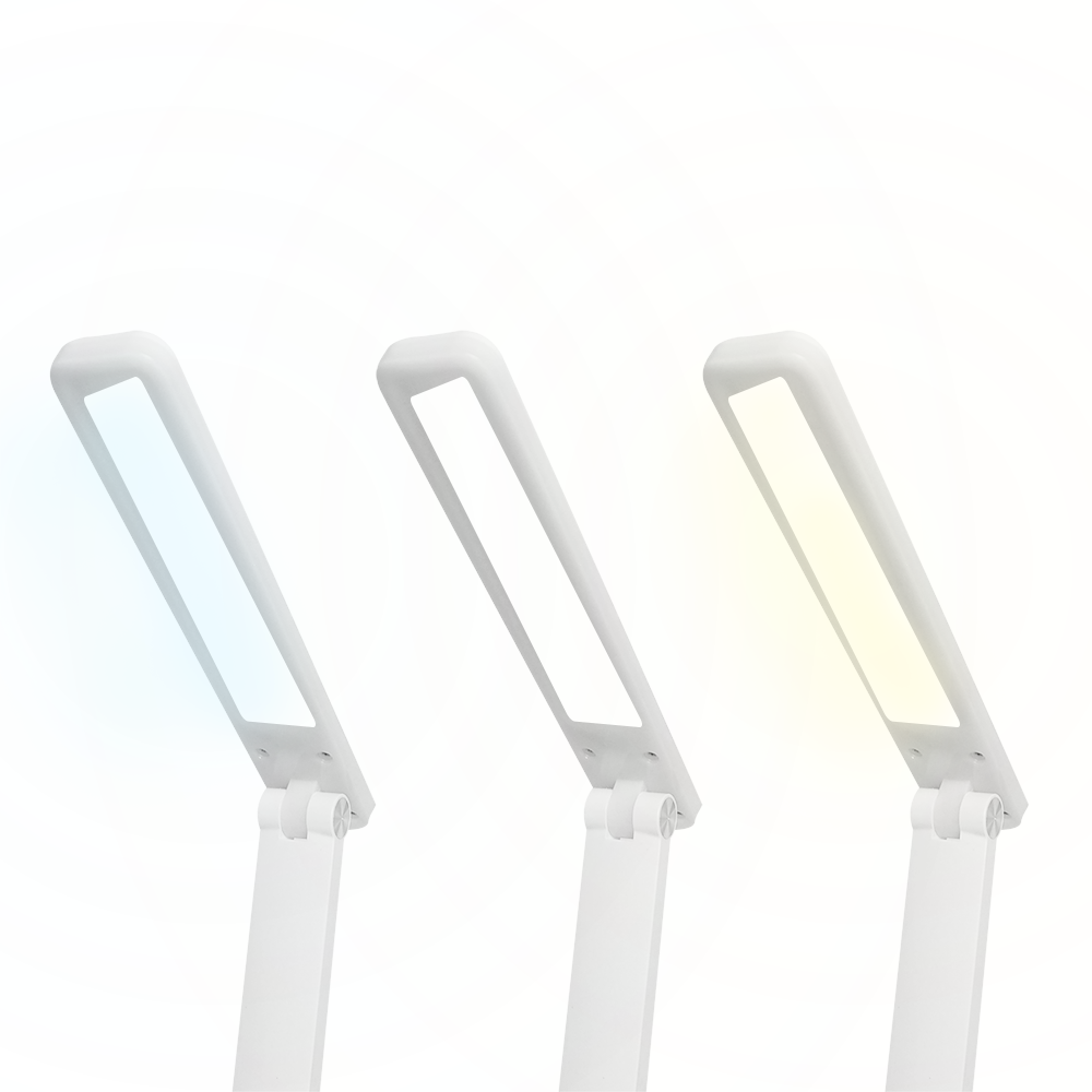 LED stalinė lempa 3W, 3000/4500/6000K, reguliuojama, 1200mAh, balta, LTC