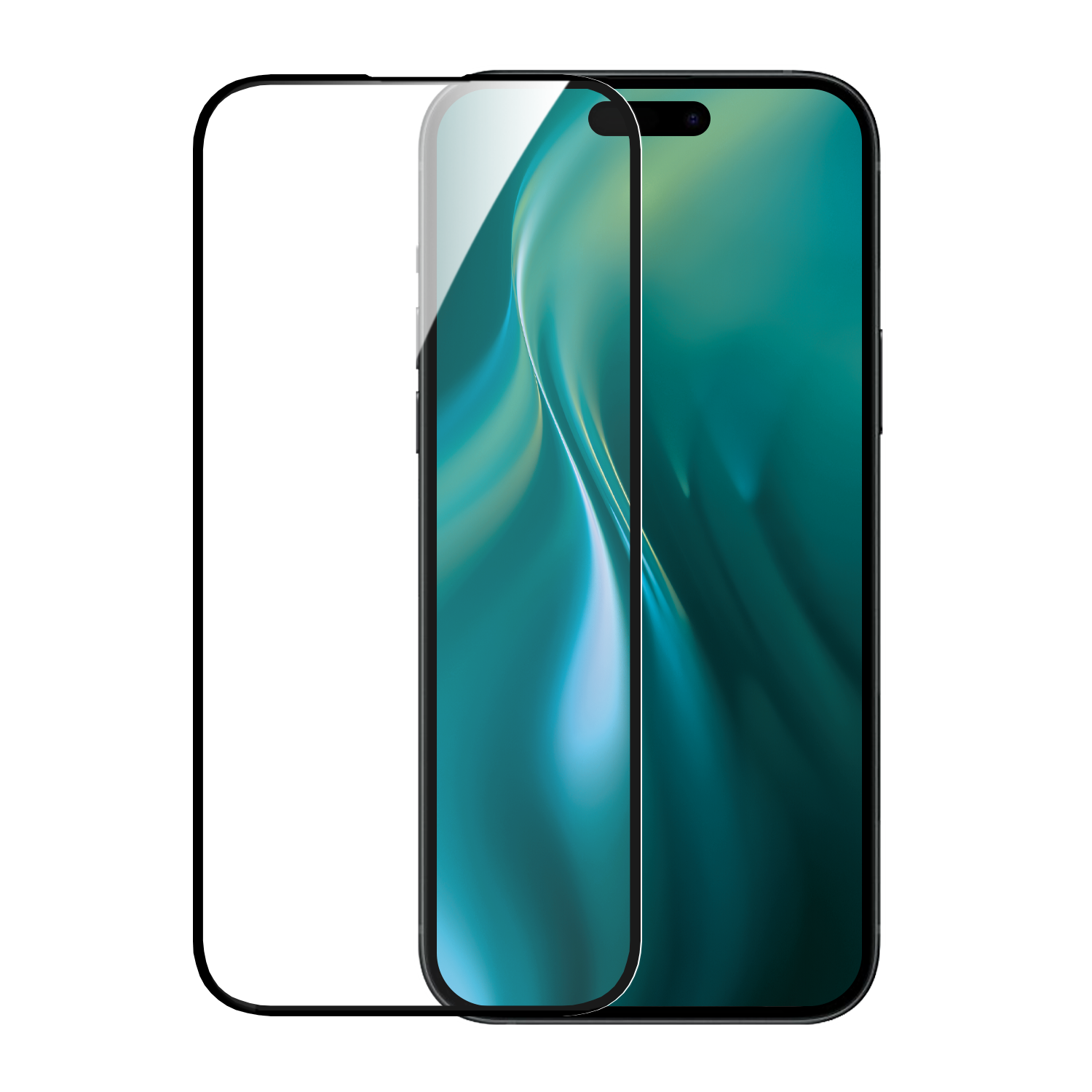 "Etteri" grūdintas stiklas 9D, skirtas "iPhone" 15 6,1"