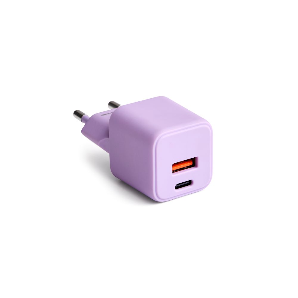COLORUM wall įkroviklis USB-A + USB-C PD 30W CLS30-AC-09 xLavenda