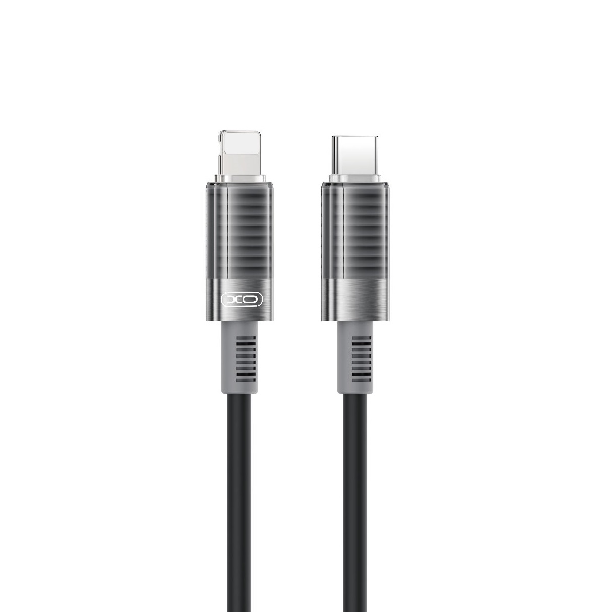 XO kabelis NB-Q282B PD USB-C - "Lightning" 1,0 m 27 W juodas