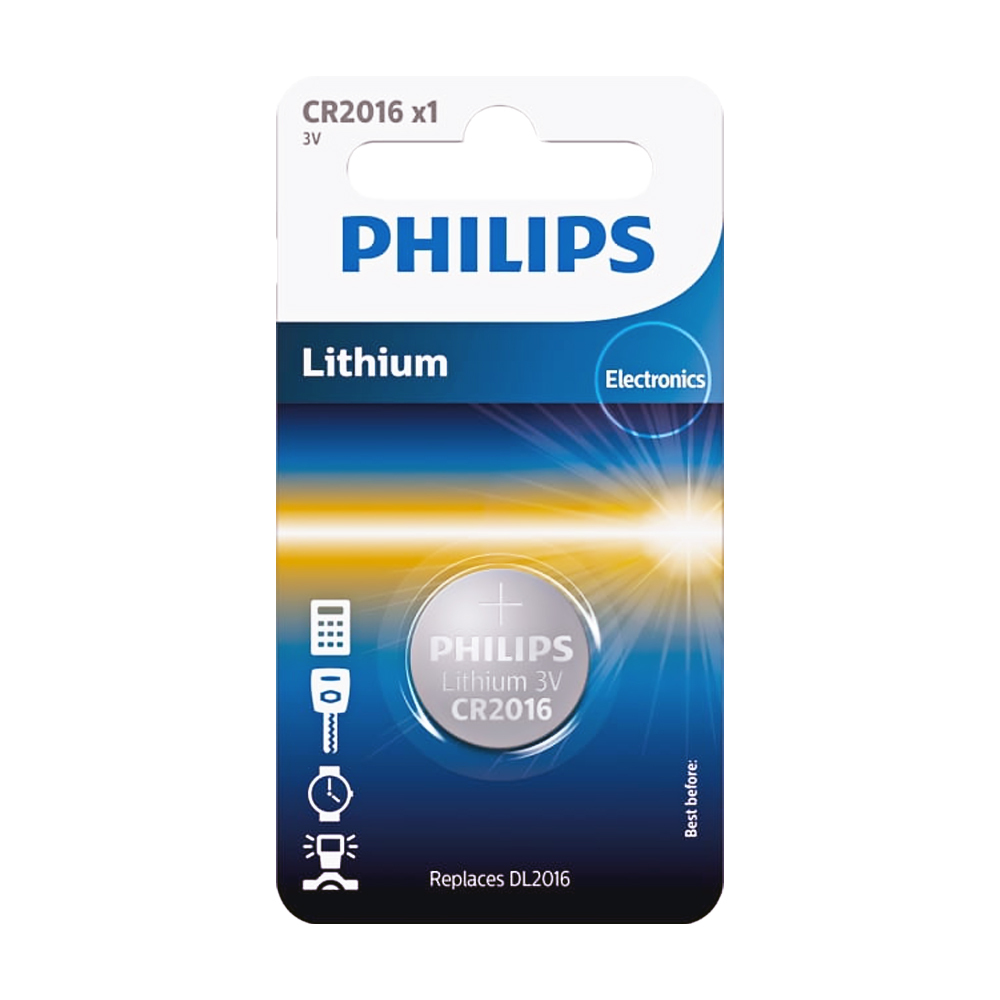 Baterija PHILIPS CR2016 Minicells Lithium 1pc Blister