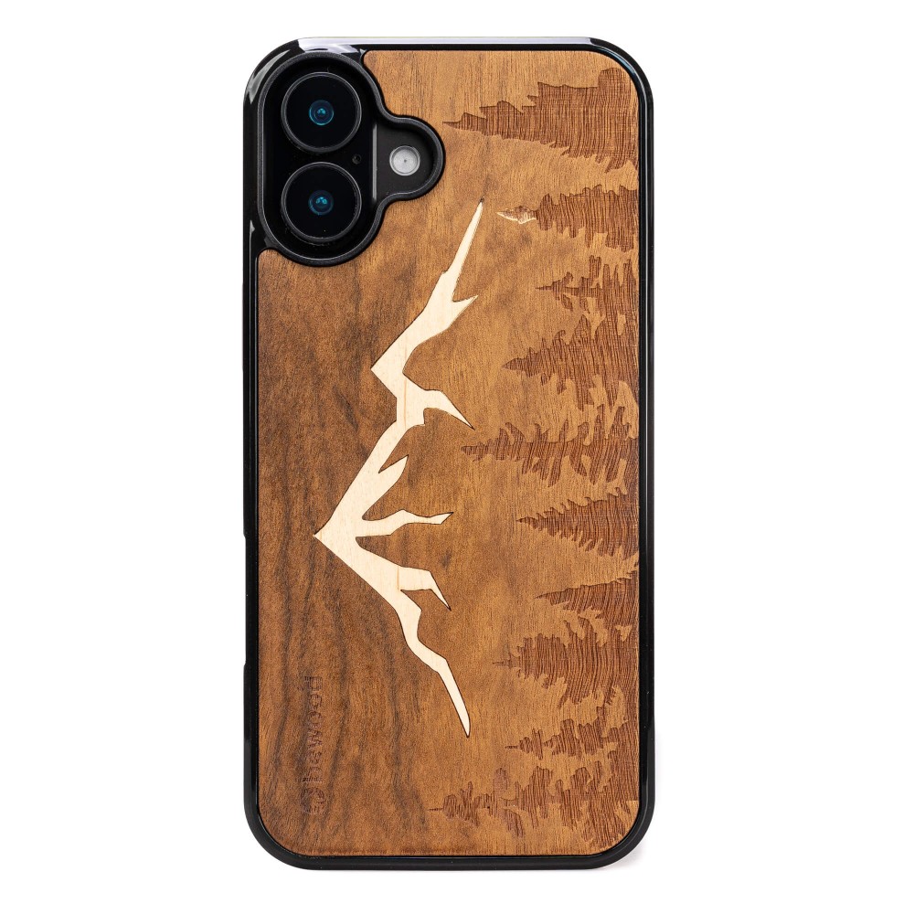 Bewood dėklas for iPhone 16 Plus 6,7" Mountains Imbuia