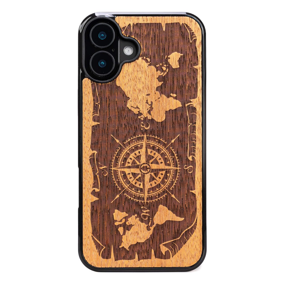 Bewood dėklas for iPhone 16 Plus 6,7" Compass Merbau