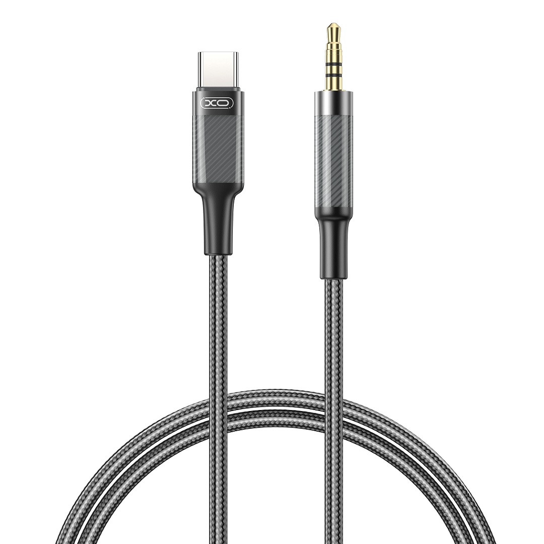 XO audio kabelis NB-R279B USB-C - lizdas 3,5 mm 1,0 m, baltas