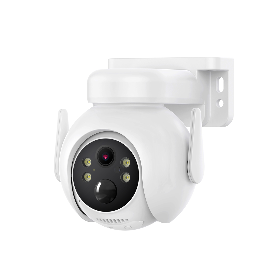 XO kamera CR10 WiFi IP Saulės energija maitinama balta 7800mAh 2K