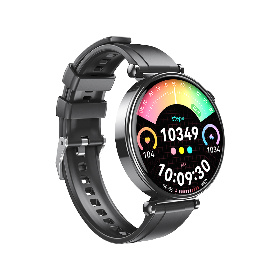XO smartwatch GT4 Mini Amoled juodas